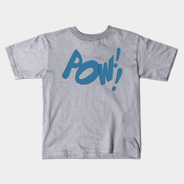 Pow!! Kids T-Shirt by MarkBolles